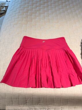Fabletics Hot Pink (Dragonfruit) Pleated Tennis Skirt